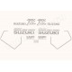 Autocollants - Stickers suzuki rgv 250 gamma année 1991 