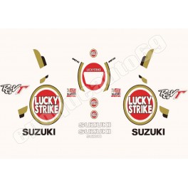 Autocollants - Stickers suzuki rgv 250 gamma année 1991 Lucky strike