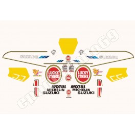 Autocollants - Stickers suzuki rgv 250 gamma Lucky strike 