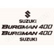 Autocollants - Stickers suzuki Burgman 400