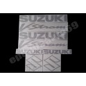 Kit 8 autocollants - stickers suzuki V strom