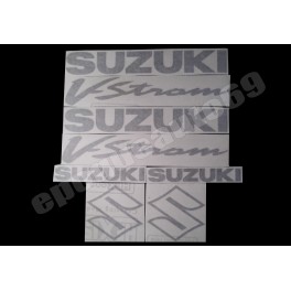 Kit 8 autocollants - stickers suzuki V strom