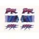 Autocollants - stickers suzuki DR 650 E année 1994