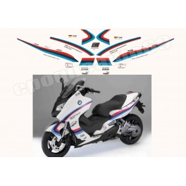 Kit autocollants -stickers bmw C600 sport "SBK"