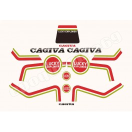 Kit autocollants - stickers suzuki cagiva cocis