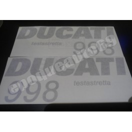 Autocollants - Stickers 998 TESTASTRETTA année 2002 - 2004
