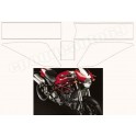Kit autocollant stickers Ducati Monster "viper"