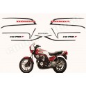 Kit autocollants Stickers complet cb 750 f bol d'or année 1981