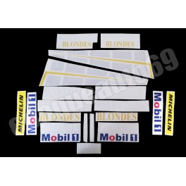 Autocollants - Stickers yamaha super tenere xtz 750 "DAKAR GAULOISES"