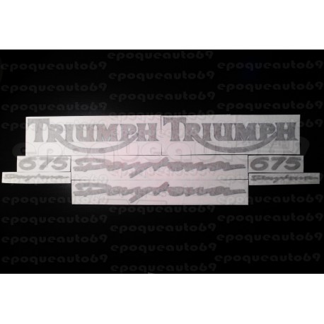 Kit autocollants Stickers triumph daytona triple 675 