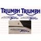 Kit autocollants Stickers triumph street triple 675 année 2008