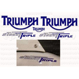 Kit autocollants Stickers triumph street triple 675 année 2008