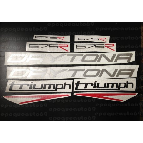 Kit autocollants Stickers triumph daytona 675 R