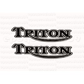 Kit 2 autocollants Stickers Triton 