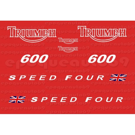 Kit autocollants Stickers triumph speed four 600