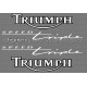 Kit autocollants Stickers Triumph speed triple 900 année 1995