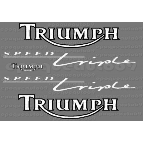 Kit autocollants Stickers Triumph speed triple 900 année 1995