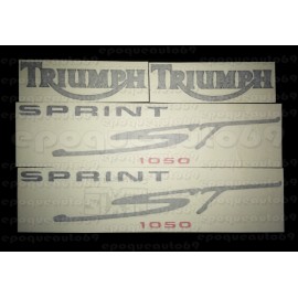 Kit autocollants Stickers triumph sprint st 1050 année 2006