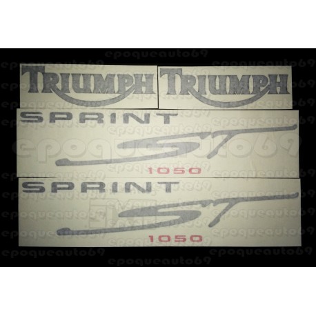 Kit autocollants Stickers triumph sprint st 1050 année 2006