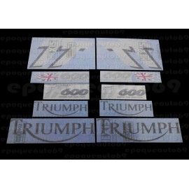 Kit autocollants Stickers triumph TT 600