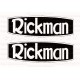 Kit 2 autocollants Stickers triumph rickman