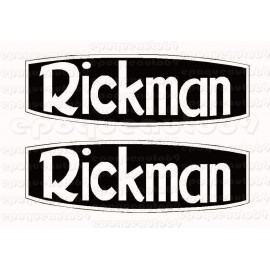 Kit 2 autocollants Stickers triumph rickman
