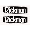 Kit 2 autocollants Stickers triumph rickman