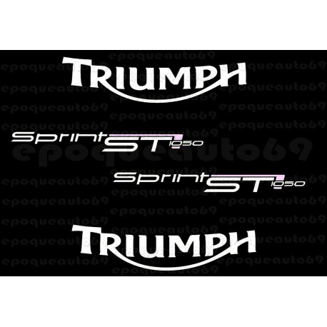 Kit autocollants Stickers triumph sprint st 955 année 1999