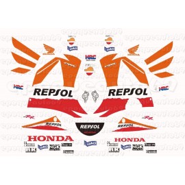 Autocollants - Stickers Honda CBR 954RR Fireblade
