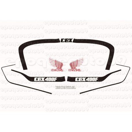 Autocollants - Stickers Honda CBX 400F
