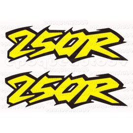 Autocollants - Stickers suzuki Honda cr 250r année 1986