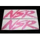 Kit Autocollants - Stickers honda NSR