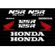 Kit Autocollants - Stickers honda NSR 125 R