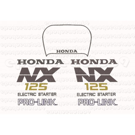 Autocollants - Stickers Honda NX 125