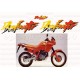 Kit autocollants Stickers Honda Dominator 650 RD 02 année 1991