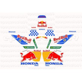 Kit autocollants Stickers Honda Dominator 650 RD 02 année 1997