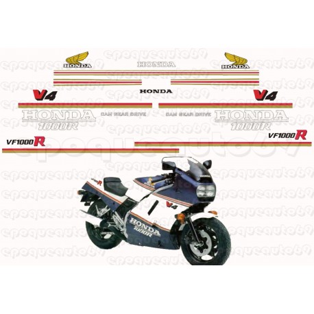 Autocollants - Stickers Honda VF 1000 V4 ROTHMANS année 1986