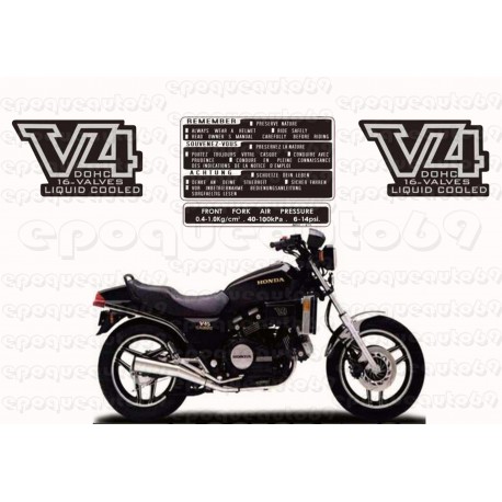 Autocollants - Stickers Honda VF 750 sport année 1982