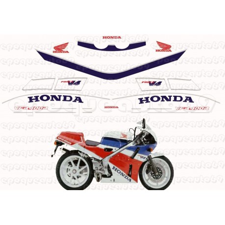 Autocollants - Stickers Honda VFR 1000 année 1984