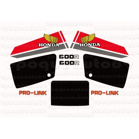 Kit Autocollants - Stickers honda xr 600 r année 1990