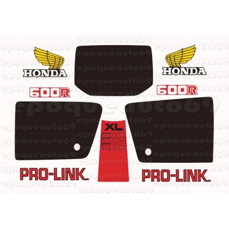 Kit Autocollants - Stickers honda xlr 600 de 1984