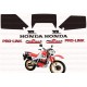 Kit Autocollants - Stickers honda xlr 600 de 1985