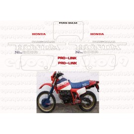 Kit Autocollants Stickers Honda xlr 600 1985 Edition limitée