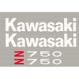 Autocollants - Stickers Kawasaki z 750