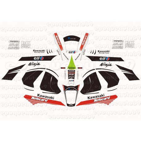 Autocollants - Stickers Phares piste KAWASAKI ZX-10R 