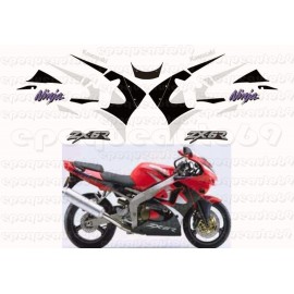 Autocollants - Stickers KAWASAKI Ninja SBK modèle 2013