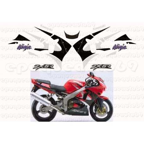 Autocollants - Stickers KAWASAKI Ninja SBK modèle 2013