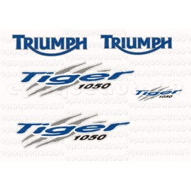 Kit autocollants Stickers triumph tiger 955 i année 2006