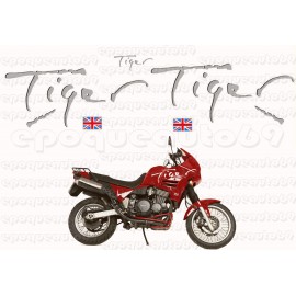 Kit autocollants Stickers triumph tiger 1050 année 2011 icon