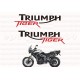 Kit autocollants Stickers triumph tiger année 1993